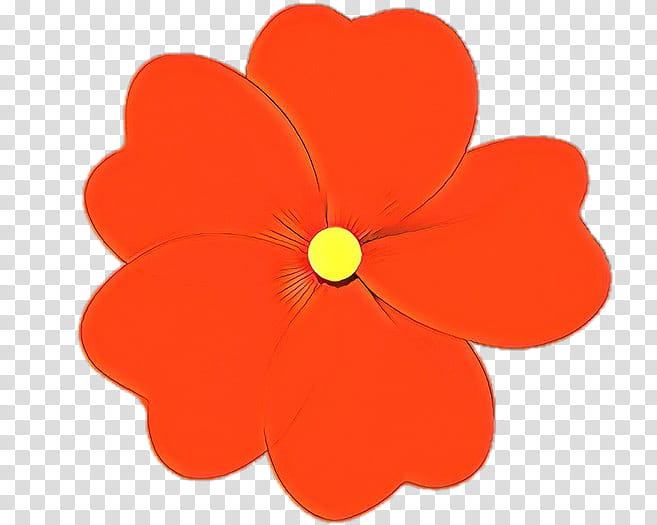 Orange, Petal, Red, Flower, Plant, Impatiens transparent background PNG clipart