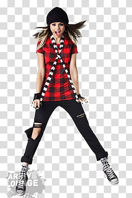 Selena Gomez, jumping Selena Gomez with mouth open transparent background PNG clipart