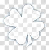 white clover flower illustration transparent background PNG clipart