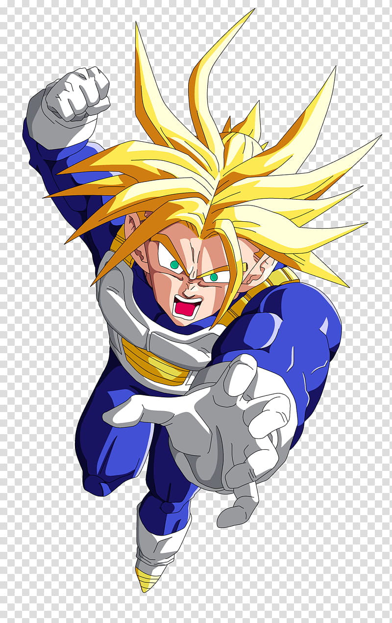 trunks ssj, Dragon Ball Saiyan Trunks character transparent background PNG clipart