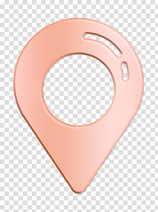 Location Icon, Gps Icon, Map Icon, Twitter Icon, Line, Meter, Pink, Peach transparent background PNG clipart