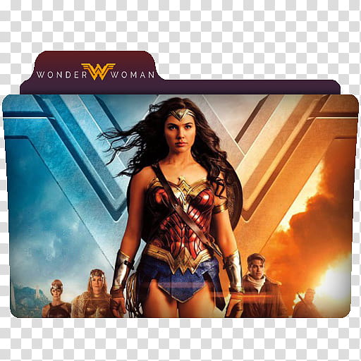 Wonder Woman  folder icon transparent background PNG clipart