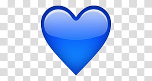 Blue Heart Emoji Transparent Background Png Clipart Hiclipart