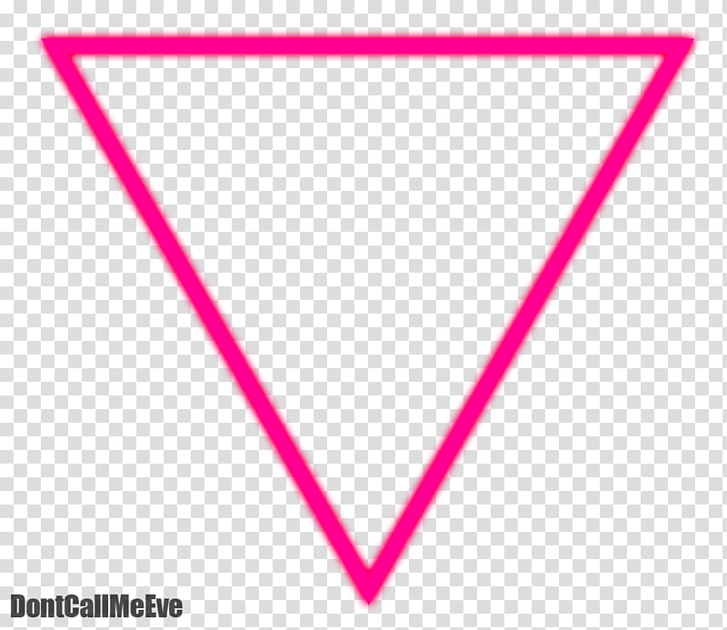 Born This Way Triangle, pink triangle illustration transparent background PNG clipart