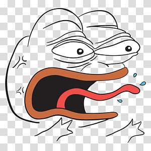 Angry Pepe the Frog REEEEEEE transparent background PNG clipart | HiClipart