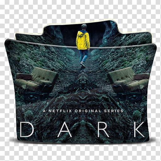 Dark  Netflix series Folder icon, Dark  transparent background PNG clipart