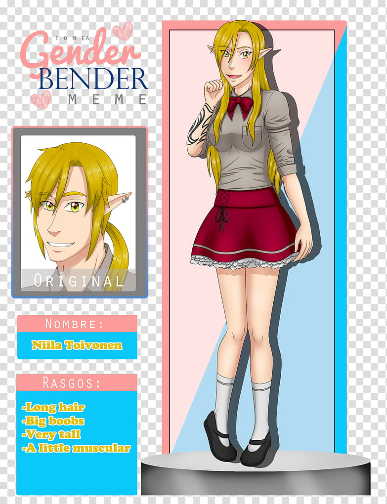 Gender Bender Meme, Niilo transparent background PNG clipart