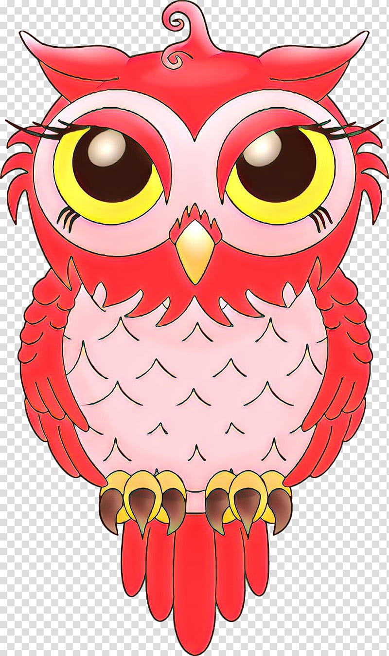 Owl, Drawing, Bird, Mobile Phones, Barn Owl, Red, Bird Of Prey transparent background PNG clipart