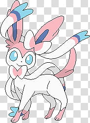 Sylveon Base, white and pink cartoon character transparent background PNG clipart