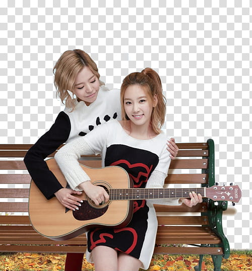 Taeyeon and Sunny SNSD transparent background PNG clipart