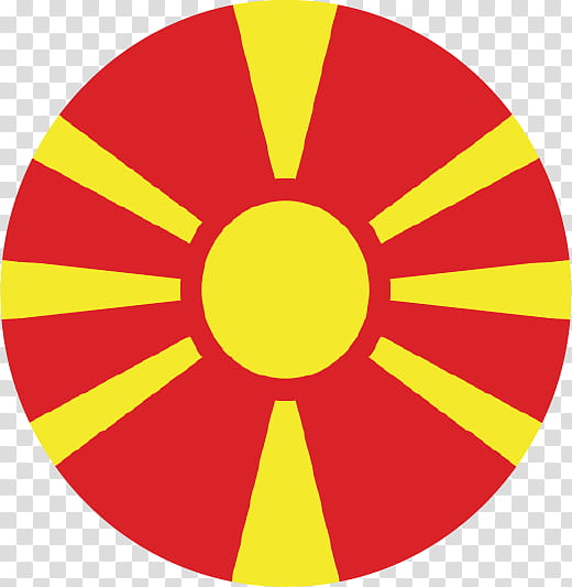 Independence Day Flag, North Macedonia, Flag Of North Macedonia, National Flag, Flag Of Mongolia, Flag Of Greece, Yellow, Circle transparent background PNG clipart