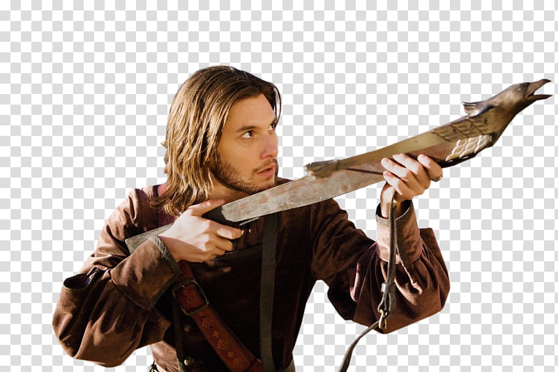 Narnia VotDT Caspian, man holding crossbow transparent background PNG clipart