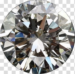 Diamonds Gems, round clear diamond transparent background PNG clipart