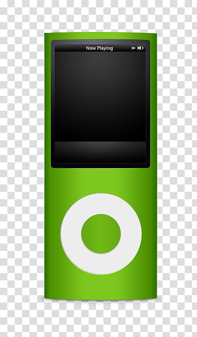 ipod Art Display, green iPod nano illustration transparent background PNG clipart