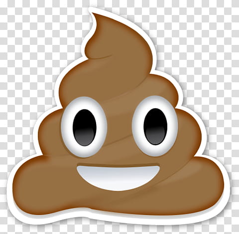 EMOJI STICKER , poop emoji illustration transparent background PNG clipart