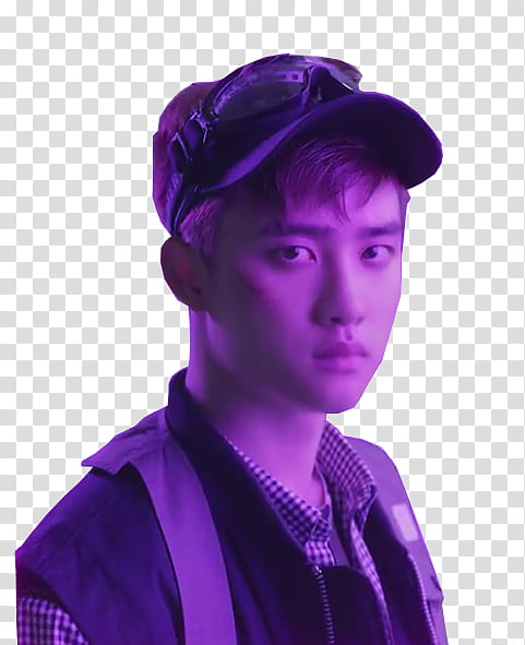 SHARE EXO POWER RF  JAEXI, EXO Do Kyung-Soo wearing cap illustration transparent background PNG clipart