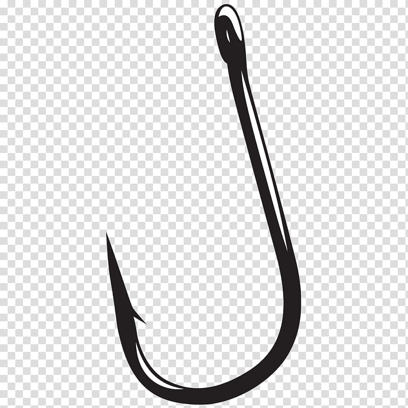 Fishing, Fish Hook, Gamakatsu, Outdoor Recreation, Line, Black And White
, Body Jewelry transparent background PNG clipart