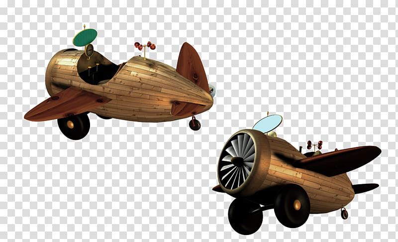 SteamPunk Airplane , two brown biplanes art transparent background PNG clipart