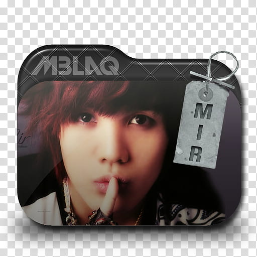 MBLAQ Mir Folder Icon ,  transparent background PNG clipart