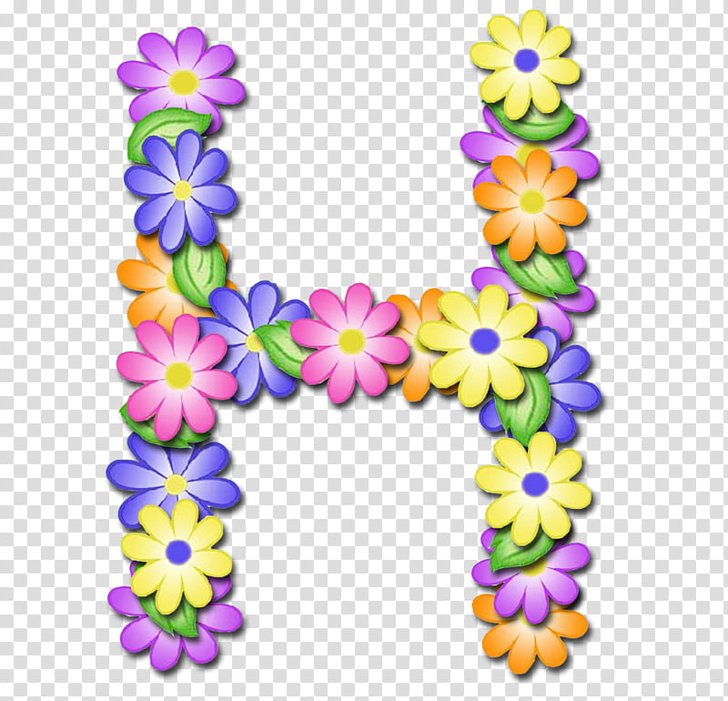 Letras , flower lot forming H close-up graphy transparent background PNG clipart