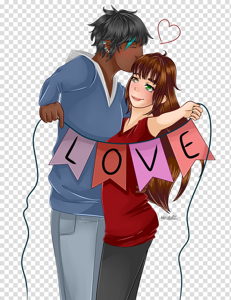 Download Boyfriend Girlfriend Love Drawing Wallpaper
