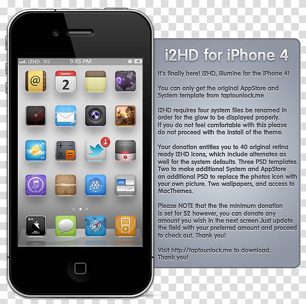 iHD Released, iHD for iPhone  transparent background PNG clipart