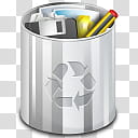 Oxygen Refit, trashcan_full-old, recycle bin icon transparent background PNG clipart