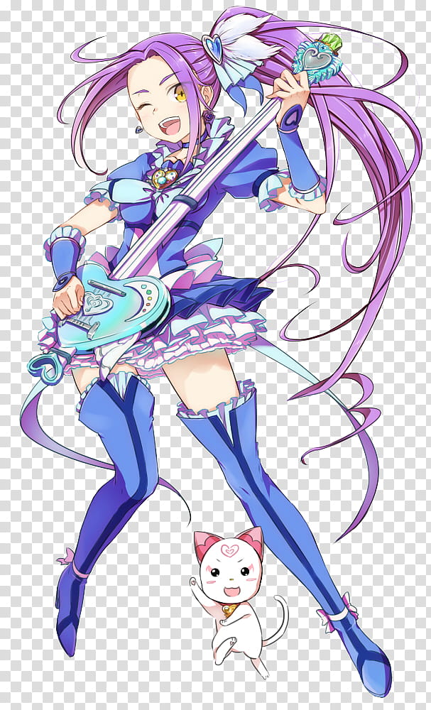 Suite PreCure Cure Beat render transparent background PNG clipart