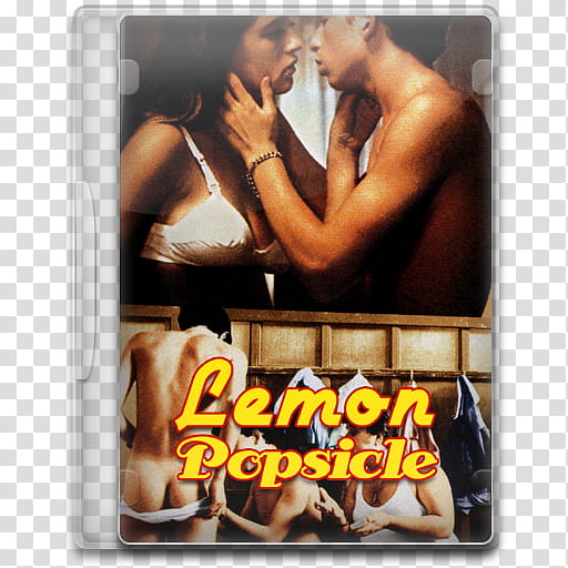 Movie Icon Mega , Lemon Popsicle, Lemon Popcicle DVD case transparent background PNG clipart
