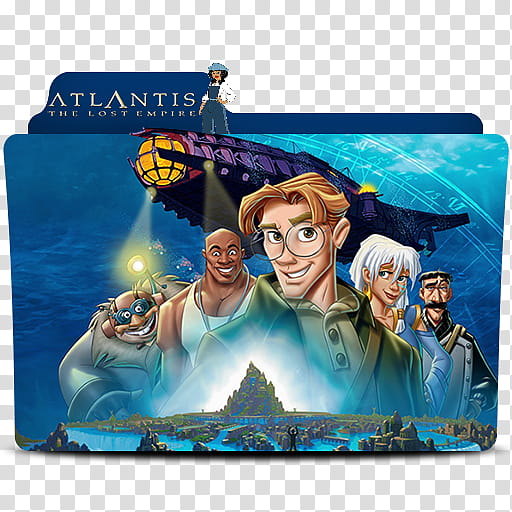 Atlantis The Lost Empire Folder Icon, Atlantis The Lost Empire V transparent background PNG clipart