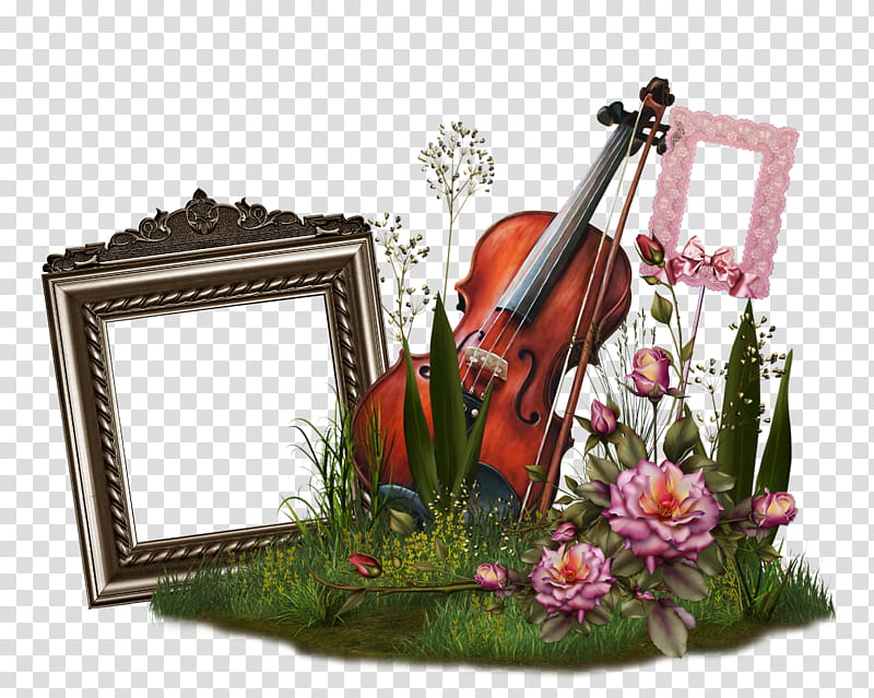 U r My mUsiC , brown violin beside gray wooden frame illustration transparent background PNG clipart