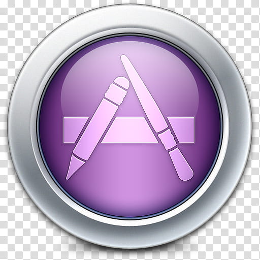 Apple Logo, App Store, MacOS, Ios 7, Installation, Operating Systems, Mac OS X Lion, Violet transparent background PNG clipart