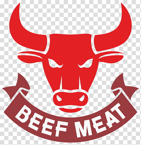 Red Bull Logo, Beef, Meat, Butcher, Meat Market, Marination, Horn, Bovine transparent background PNG clipart