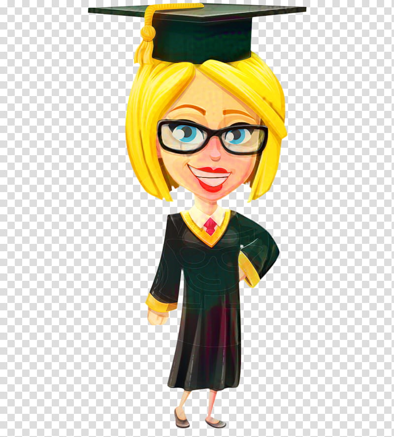 School Girl, Graduation Ceremony, Diploma, Cartoon, School
, College, Education
, Academic Dress transparent background PNG clipart