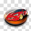 CAR Set , red coupe transparent background PNG clipart