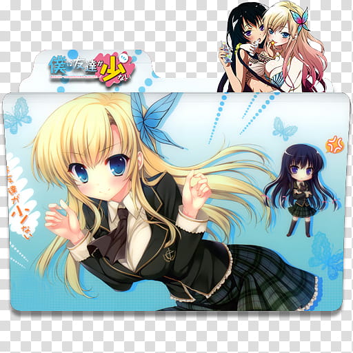 Anime Icon Pack , Boku wa Tomodachi ga Suku nai  transparent background PNG clipart