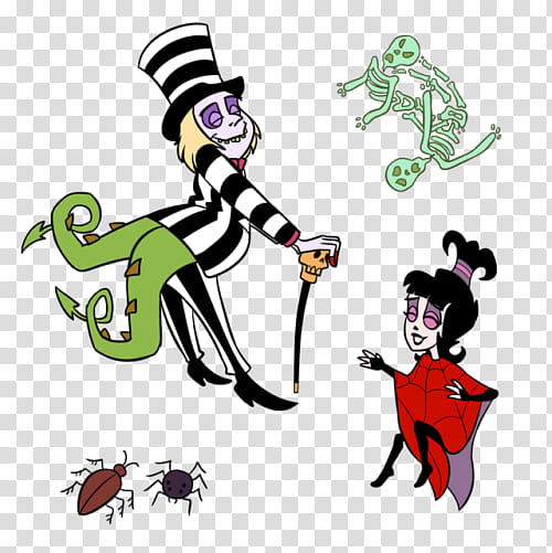 Graphic, Sticker, BeetleJuice, Cartoon, Ghost, Jester transparent background PNG clipart