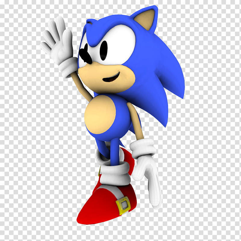 Classic Sonic The Hedgehog, Sonic character illustration transparent background PNG clipart
