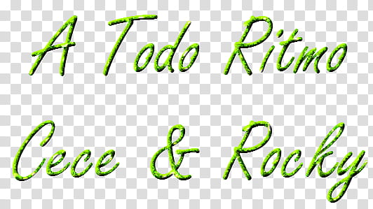 Texto Cece y Rocky, yellow background with text overlay transparent background PNG clipart