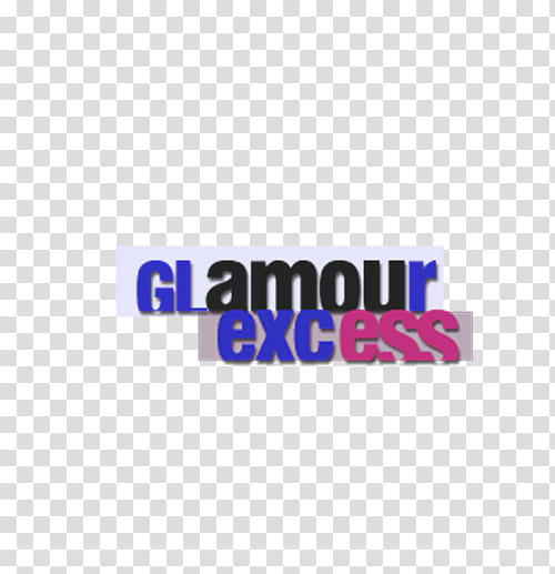 Texto Glamour Excess Para tuto transparent background PNG clipart