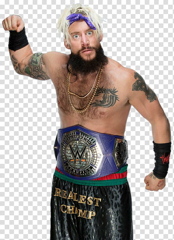 Enzo Amore Cruiserweight Champion  NEW transparent background PNG clipart