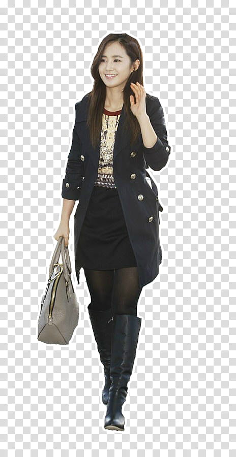 Yuri in Airport for Burberry Events  transparent background PNG clipart