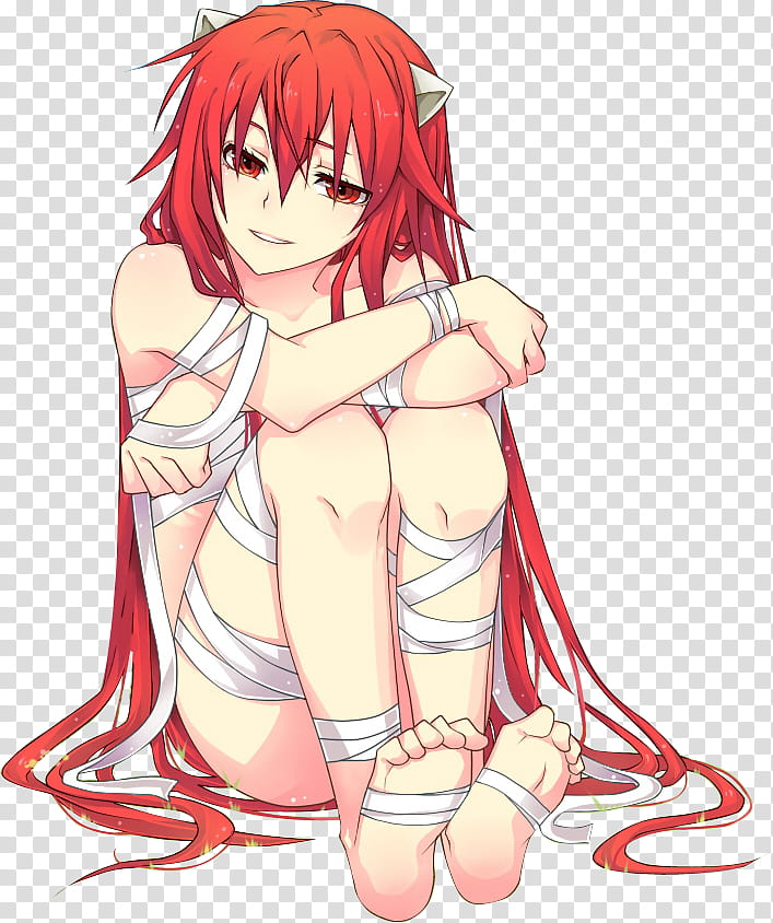 Lucy Elfen Lied render transparent background PNG clipart