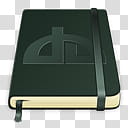 Moleskine Icons, green book icon transparent background PNG clipart