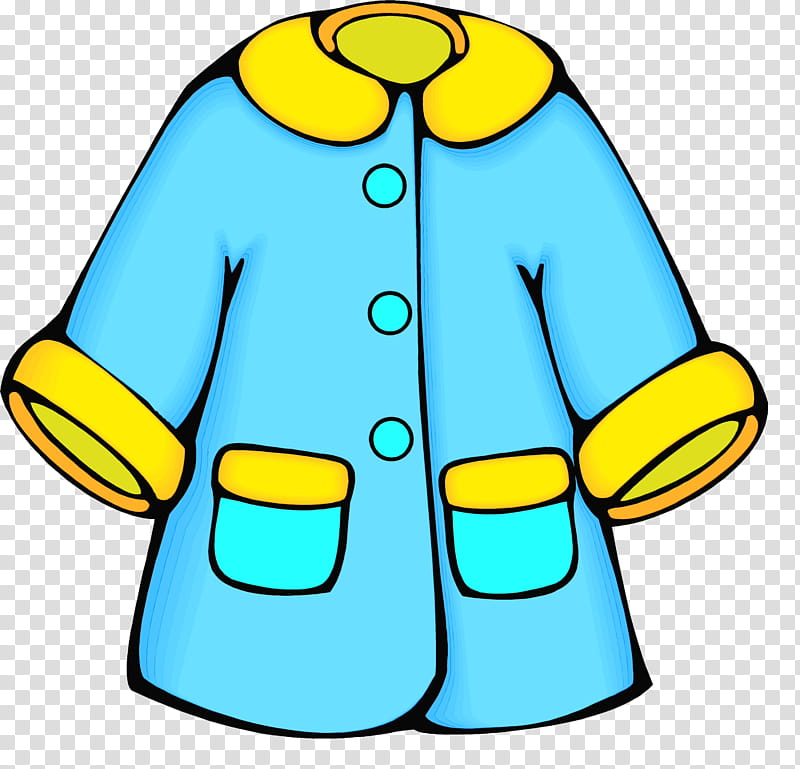Watercolor, Paint, Wet Ink, Coat, Jacket, Winter Clothing, Shirt, Presentation transparent background PNG clipart