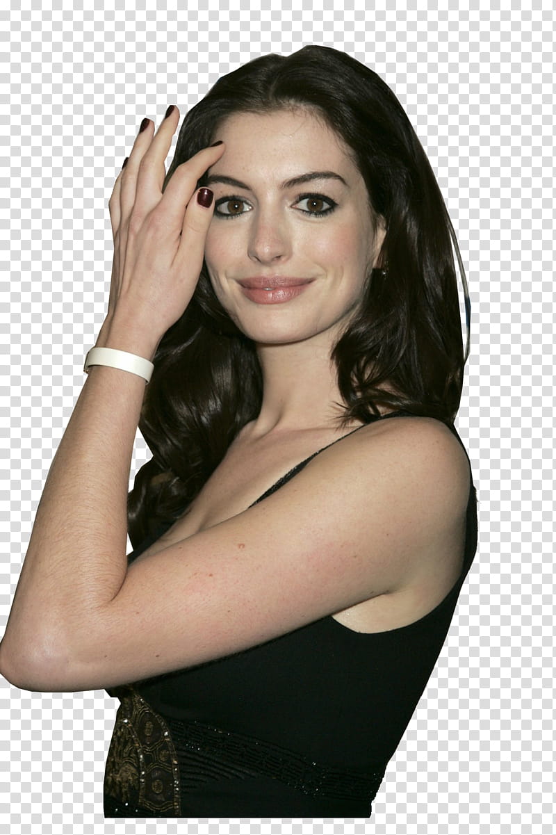 Anne Hathaway Red Carpet transparent background PNG clipart