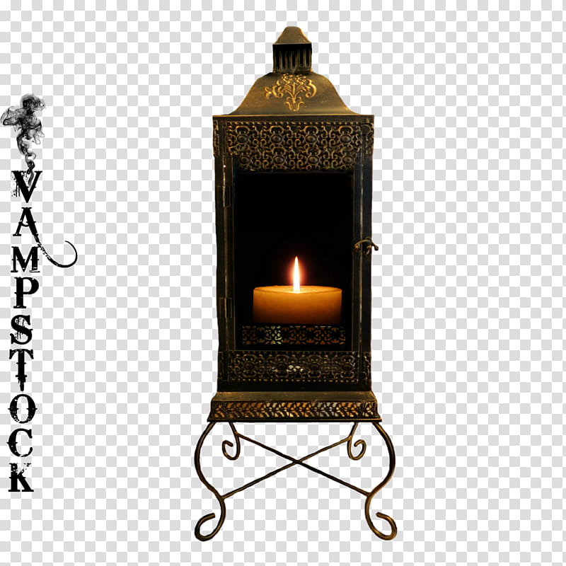 Lantern Vamp, brown and black candle lantern transparent background PNG clipart