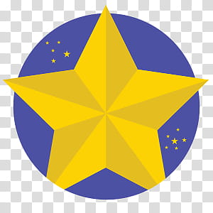 yellow nautical star illustration transparent background PNG clipart