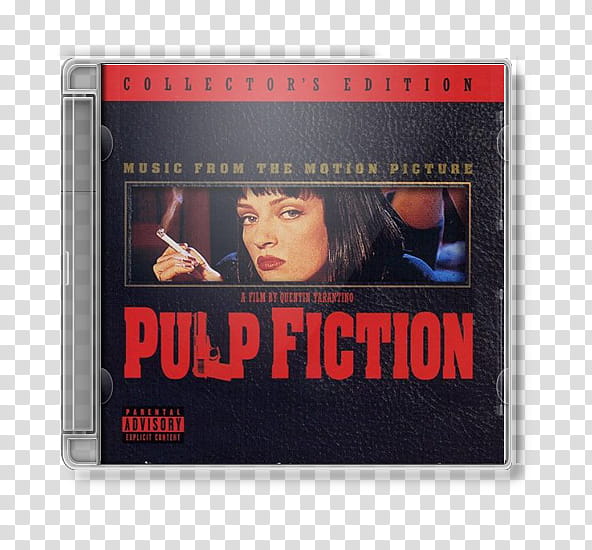CD Case Icon Special , Pulp Fiction OST CD Audio Case transparent background PNG clipart