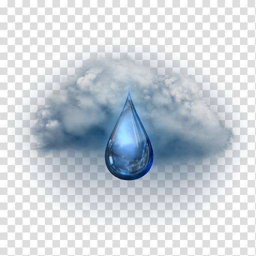 The REALLY BIG Weather Icon Collection, rain-single-drop transparent background PNG clipart